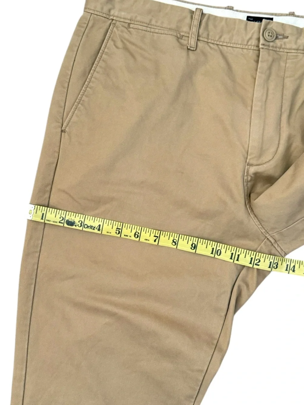 J. Crew 770 Straight Broken-In Chino Pants Khaki Tan 34x34 100% Cotton